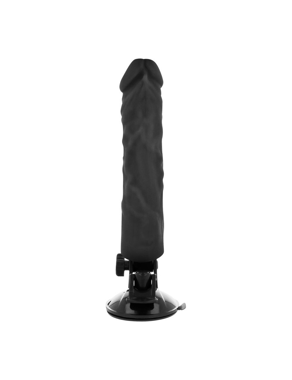 Vibrator Realist Base Cock cu Suport Handsfree si Prelungitor Penis 12 Moduri Vibratii Negru 21 cm, #2, Erotic24.ro