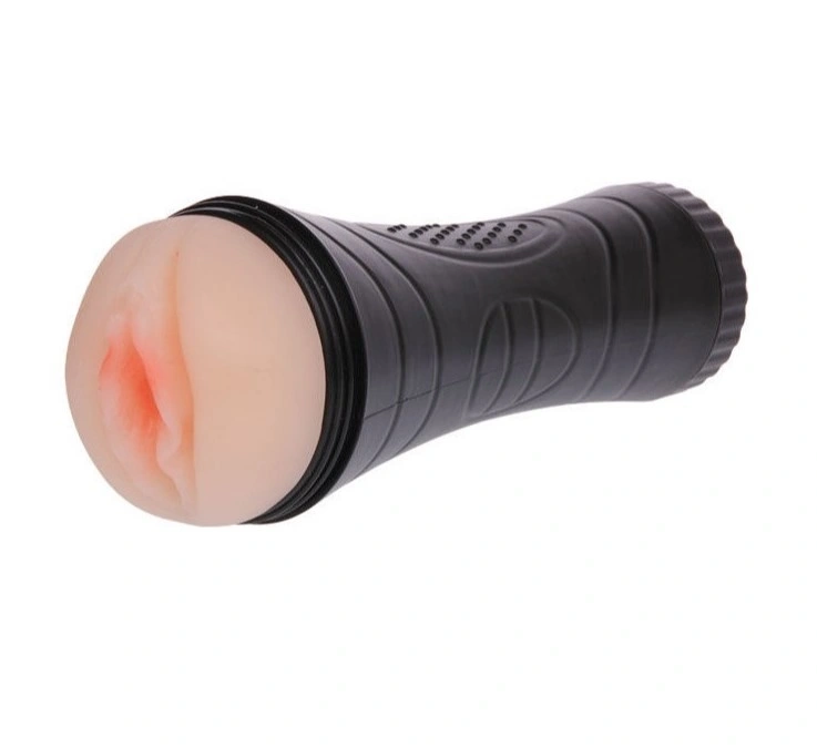 Masturbator Pussy cu Telecomanda, 7 Moduri Vibratii, TPE, Natural, 24 cm, Nr. 2, Erotic24.ro