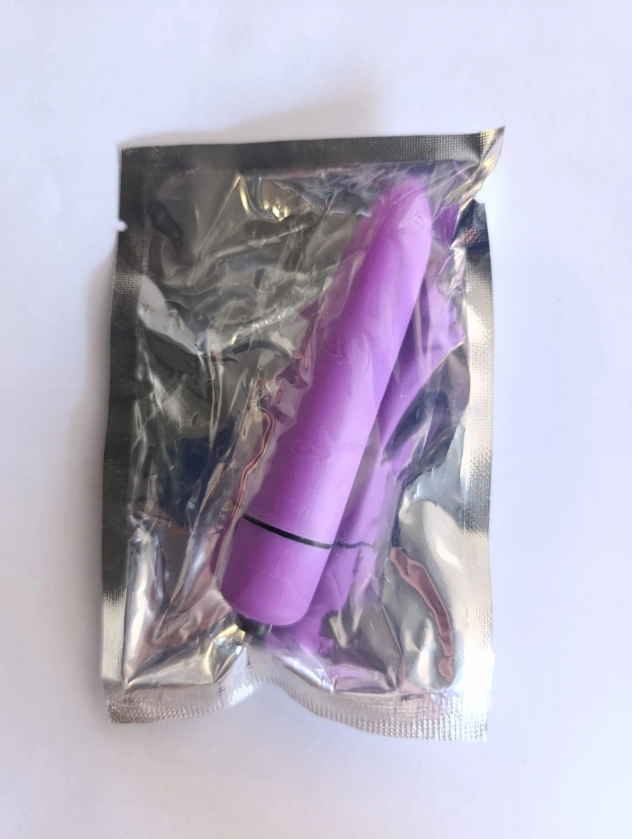 Glont Vibrator 10 Moduri Vibratii, ABS, Mov, 9 cm, #2, Erotic24.ro