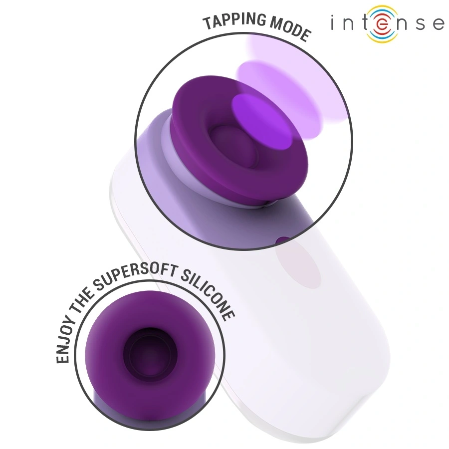 Stimulator Clitoris Sabrina, Atasament Detasabil, Suctiune si Tapare, Silicon, USB Magnetic, Mov, #1, Erotic24.ro