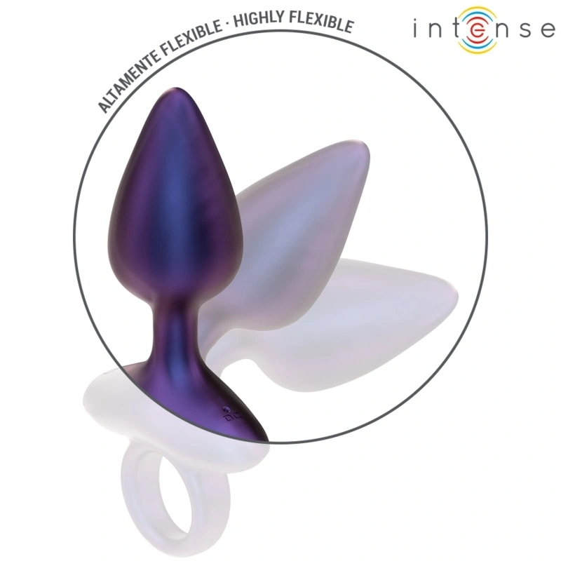 Vibrator Anal Michael, Remote Control, 10 Moduri Vibratii, Silicon Moale, USB, Albastru, 13 cm, #4, Erotic24.ro