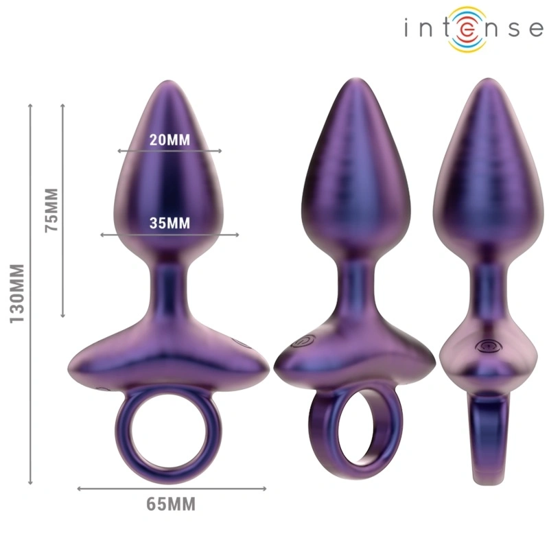 Vibrator Anal Michael, Remote Control, 10 Moduri Vibratii, Silicon Moale, USB, Albastru, 13 cm, #6, Erotic24.ro