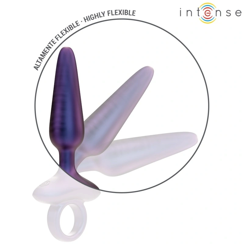 Vibrator Anal Marlon, Remote Control, 10 Moduri Vibratii, Silicon Moale, USB, Albastru, 15 cm, #2, Erotic24.ro