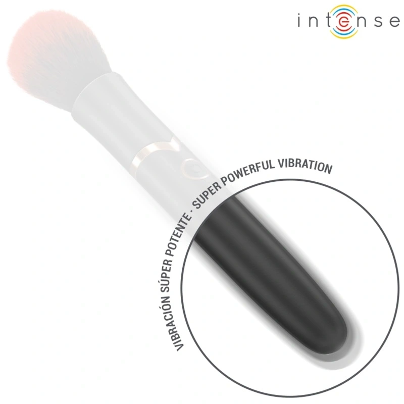 Vibrator Brush Emilia, 10 Moduri Vibratii, Functie Incalzire, Silicon, USB, Negru, 16 cm, Nr. 2, Erotic24.ro