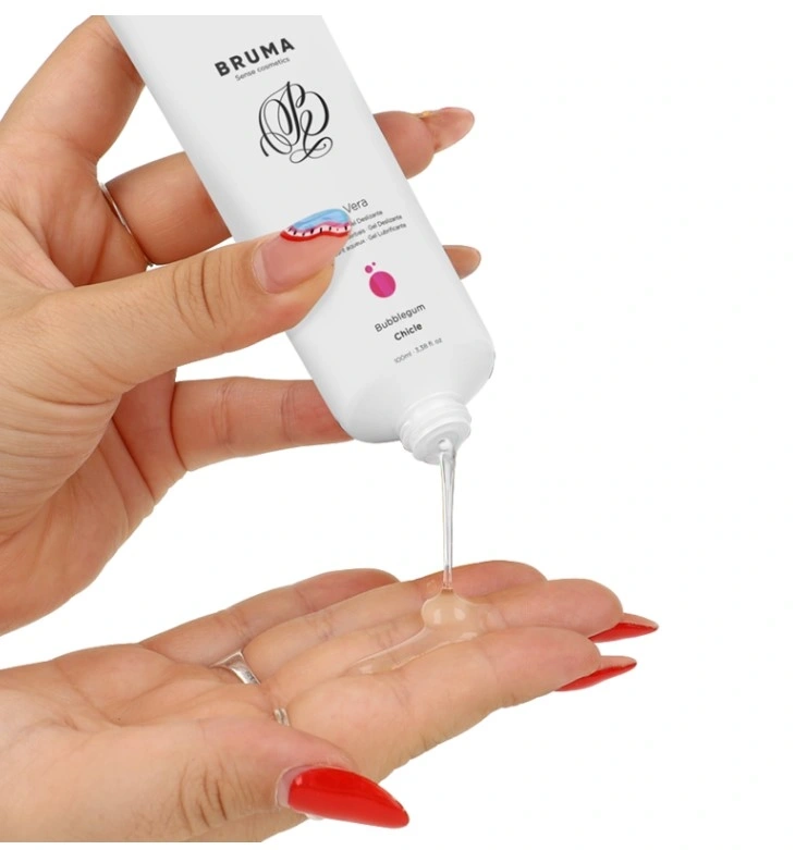 Lubrifiant BRUMA Aloe Vera Chicle Bubblegum pe Baza de Apa, 100 ml, #3, Erotic24.ro
