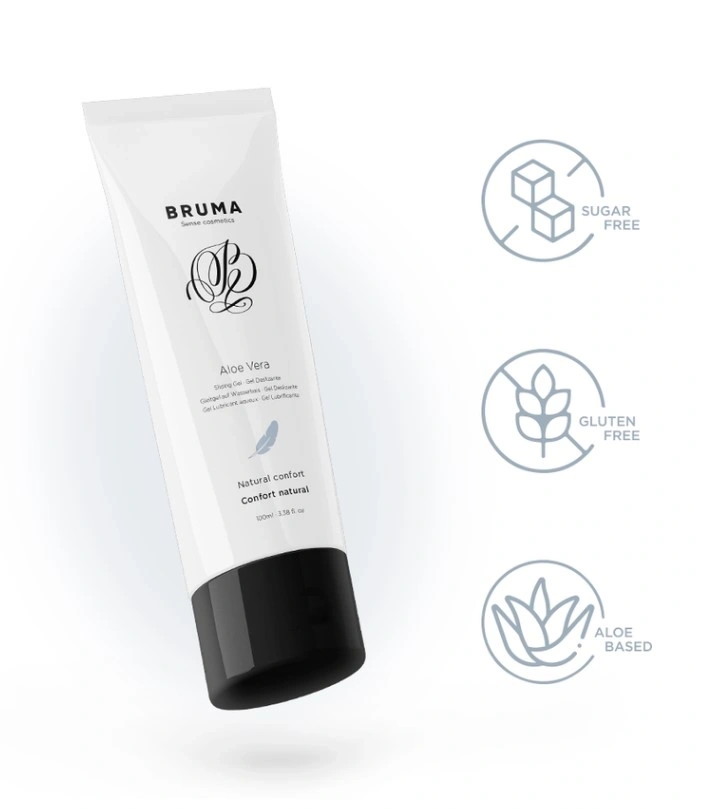 Lubrifiant BRUMA Aloe Vera Confort Natural pe Baza de Apa, 100 ml, #2, Erotic24.ro