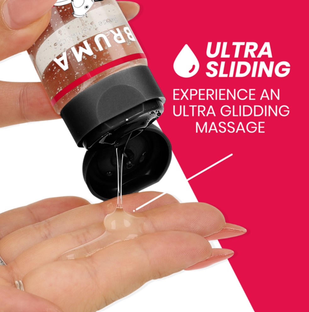 Ulei de Masaj 3 in 1 Bruma Premium Hot Oil, Aroma Capsuni, 100 ml, #3, Erotic24.ro