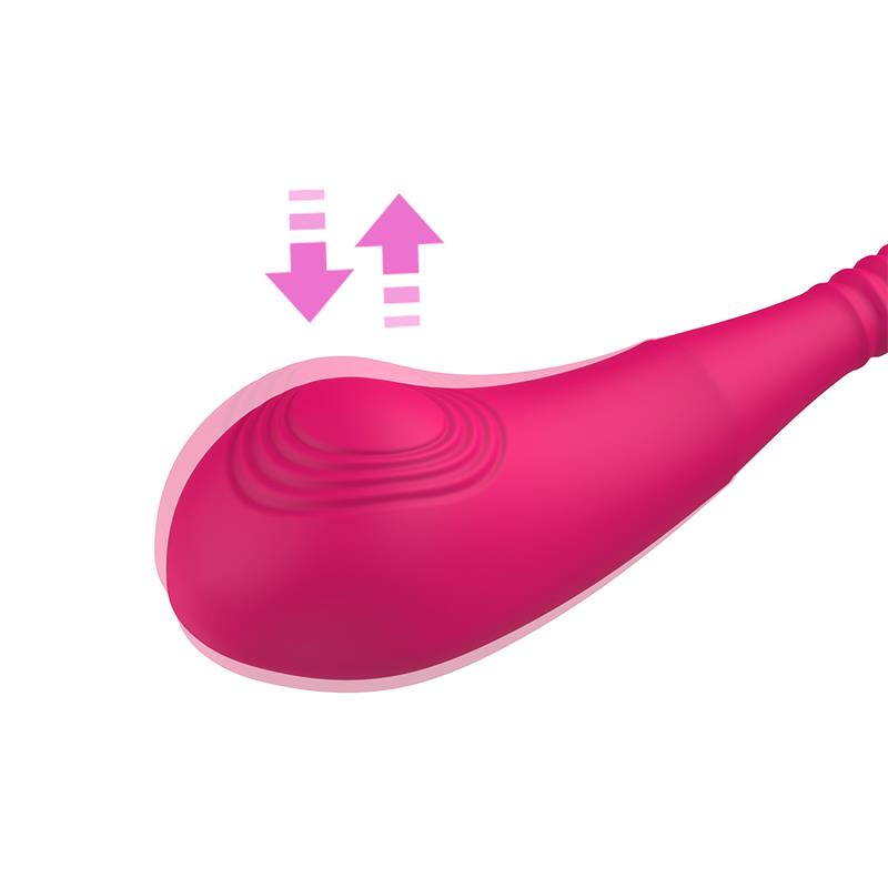 Vibrator No. 23 Strapless Strap-on Thrusting&Waving Pulse, Silicon, USB, Roz, Nr. 2, Erotic24.ro