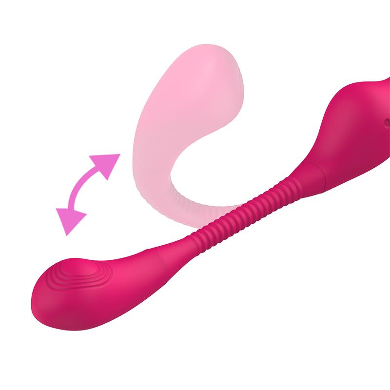 Vibrator No. 23 Strapless Strap-on Thrusting&Waving Pulse, Silicon, USB, Roz, Nr. 3, Erotic24.ro