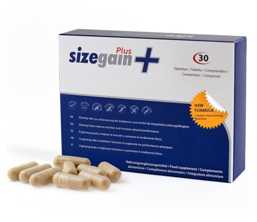 30 Capsule pentru Performanta Sexuala SizeGain Plus