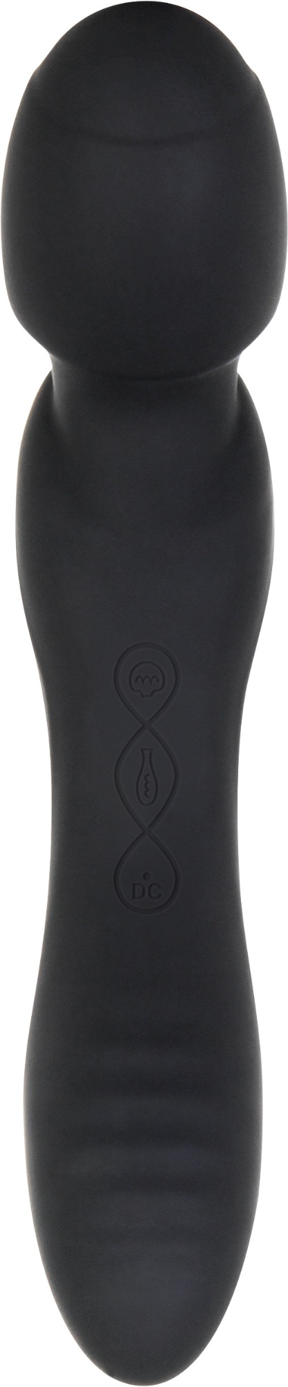 Vibrator Wanderlust, 49 Combinatii de Vibratii, Silicon, USB, Negru, 23.5 cm, Nr. 4, Erotic24.ro