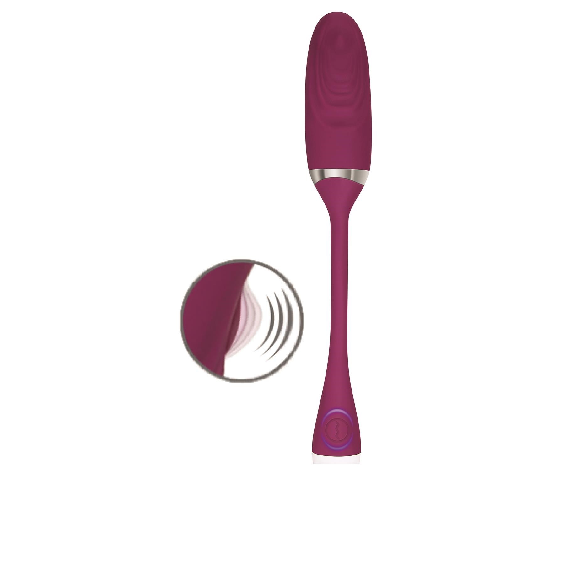 Vibrator Clitoridian Eve's Thumping Love Button 7 Viteze Silicon Mov, #3, Erotic24.ro