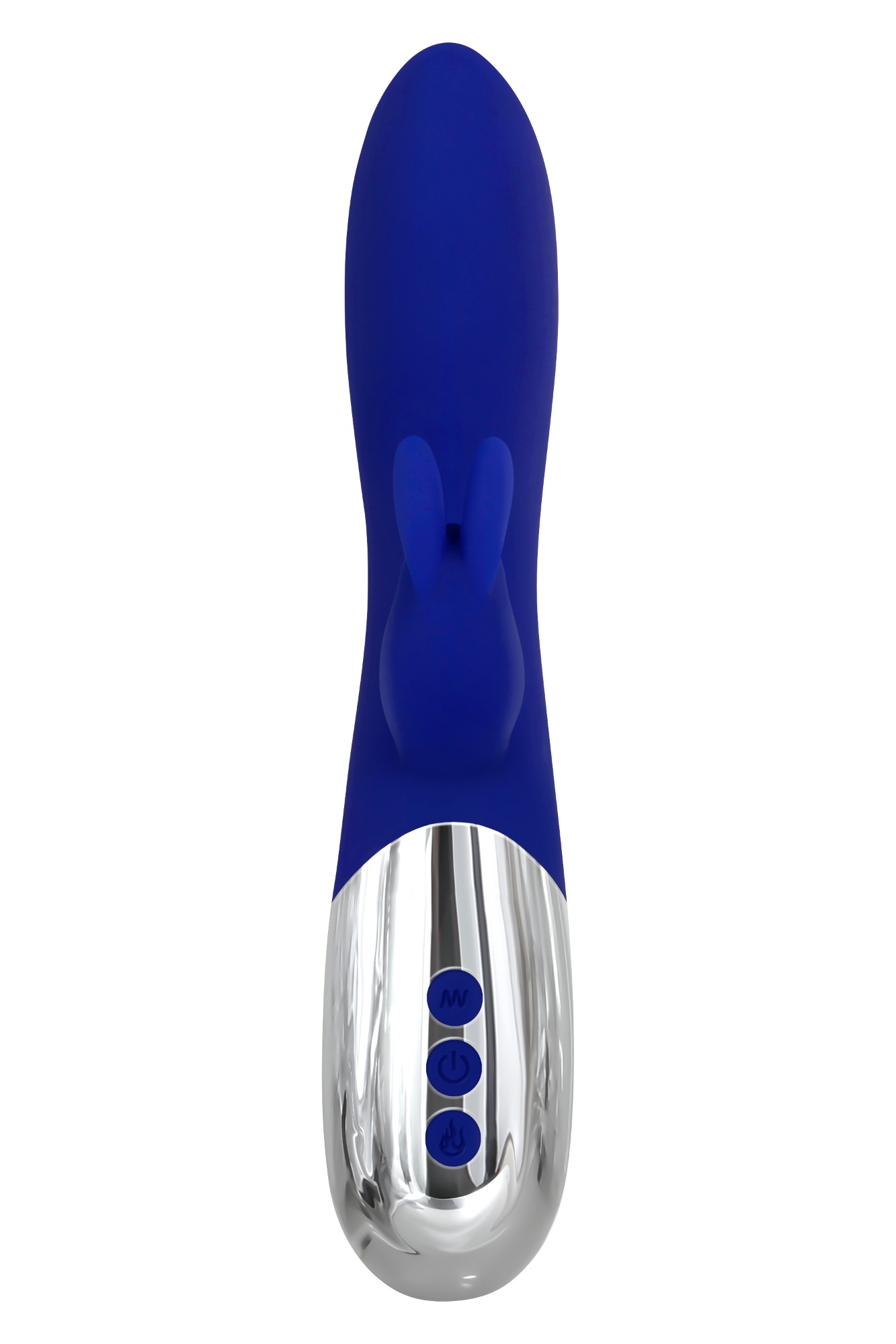 Vibrator Royal Rabbit Warming, 10 Moduri Vibratii, Silicon, USB, Albastru, 19.6 cm, #3, Erotic24.ro