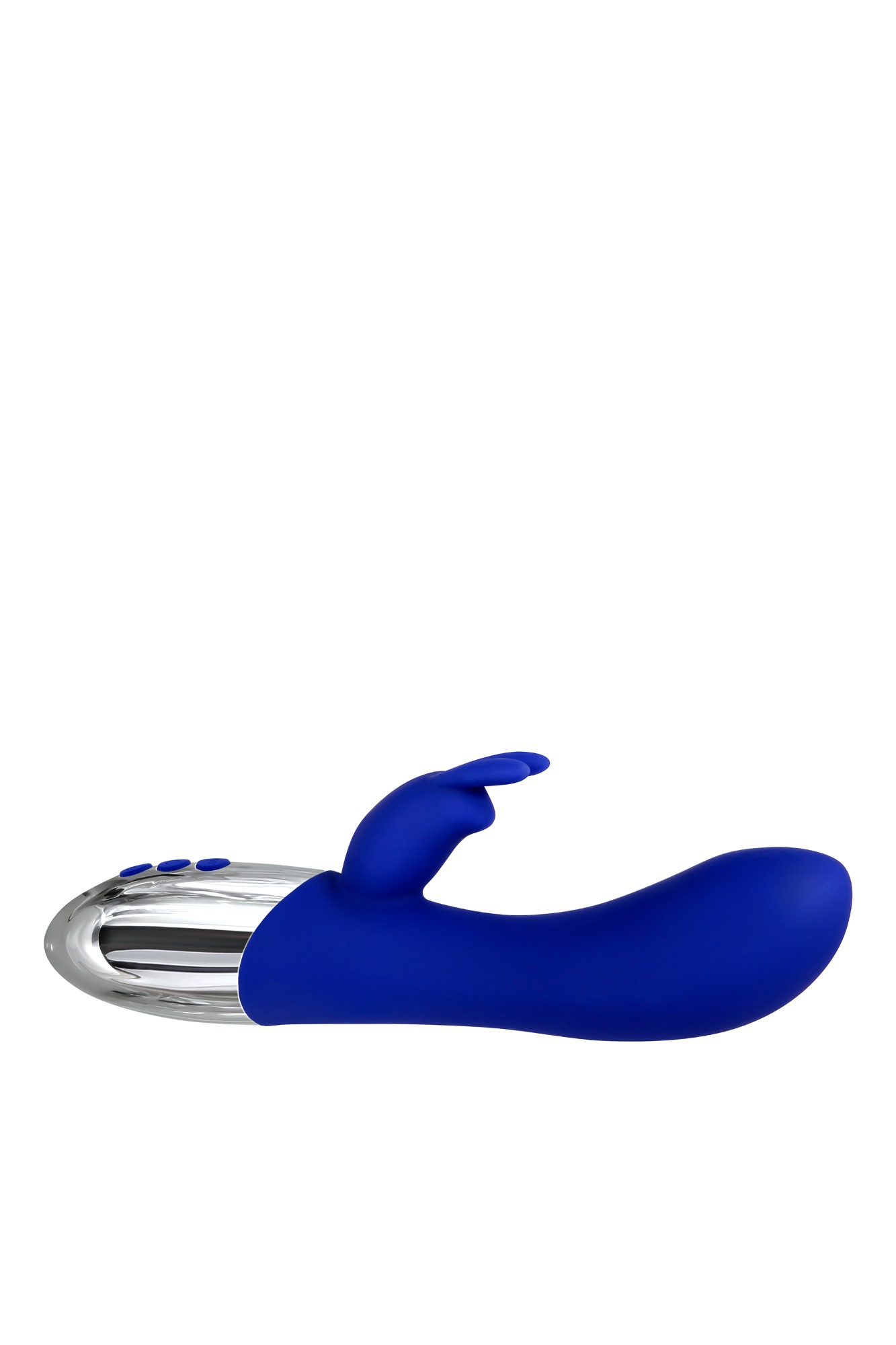 Vibrator Royal Rabbit Warming, 10 Moduri Vibratii, Silicon, USB, Albastru, 19.6 cm, #5, Erotic24.ro