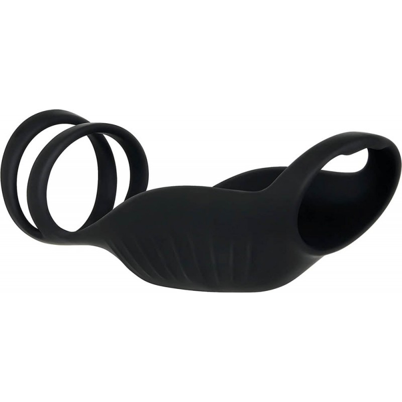 Manson Penis Rocketeer 9 Moduri Vibratii USB Silicon Negru, #2, Erotic24.ro