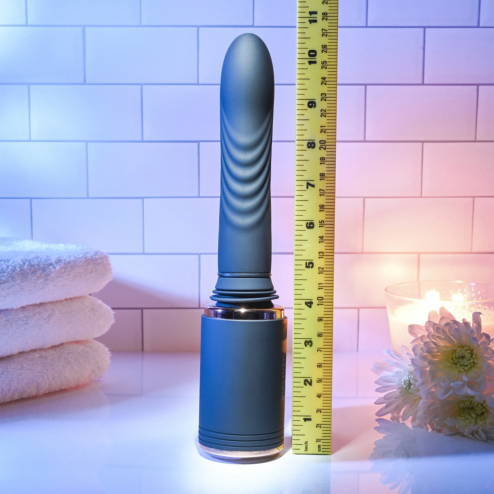 Vibrator cu Suport Hands Free Too Hot To Handle Thrusting-Vibrating-Heating , #4, Erotic24.ro