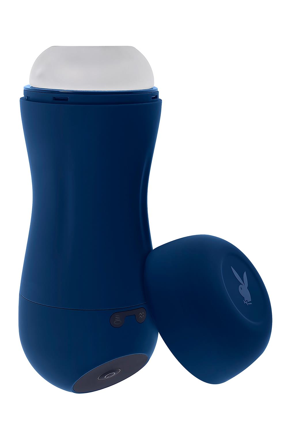 Masturbator Playboy Gusto, 12 Moduri Vibratii, 6 Moduri Suctiune, TPE, 21.6 cm, #2, Erotic24.ro