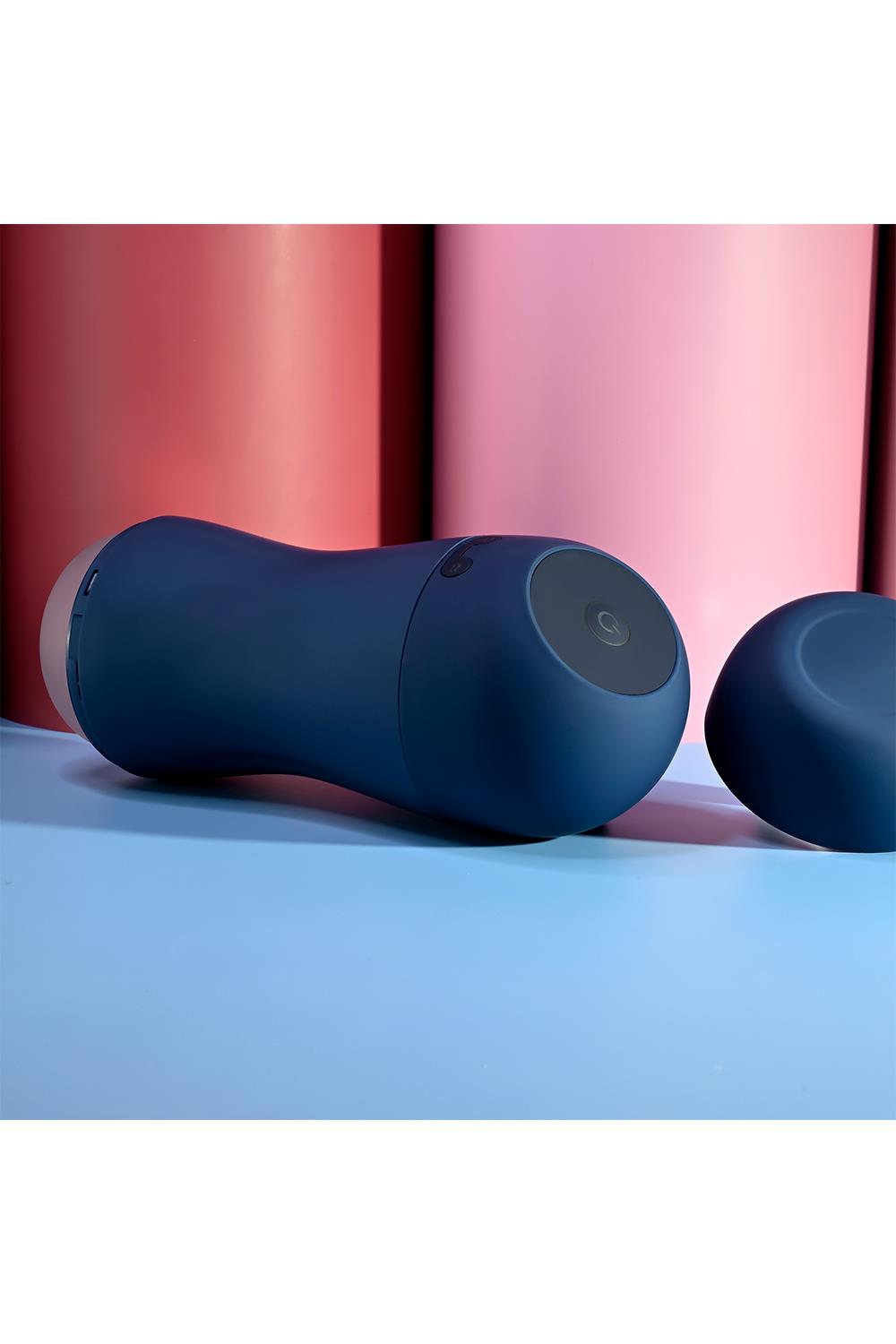 Masturbator Playboy Gusto, 12 Moduri Vibratii, 6 Moduri Suctiune, TPE, 21.6 cm, #8, Erotic24.ro