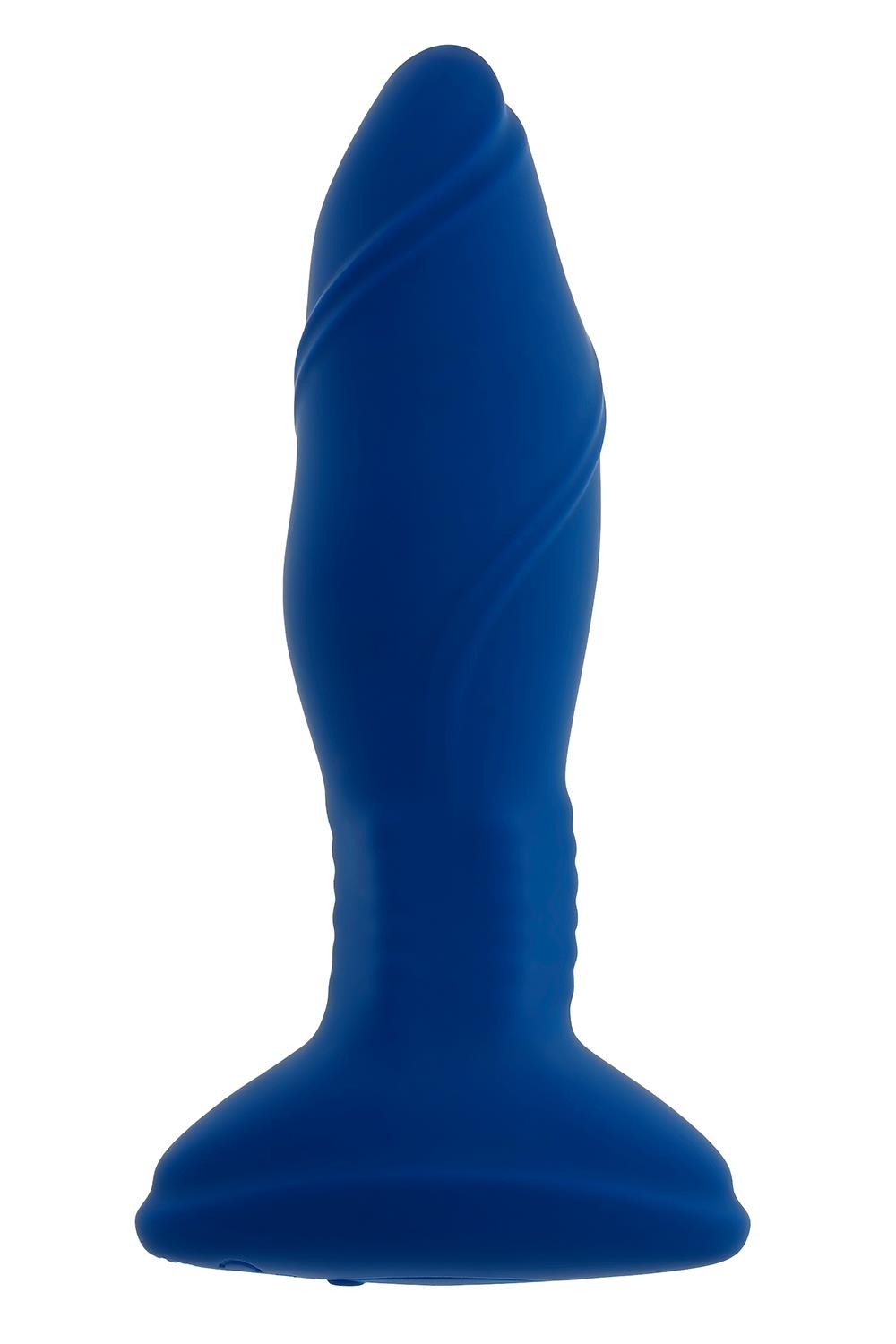 Vibrator Anal Sway With Me, Remote Control, Silicon, USB, Albastru, 14.6 cm, #8, Erotic24.ro