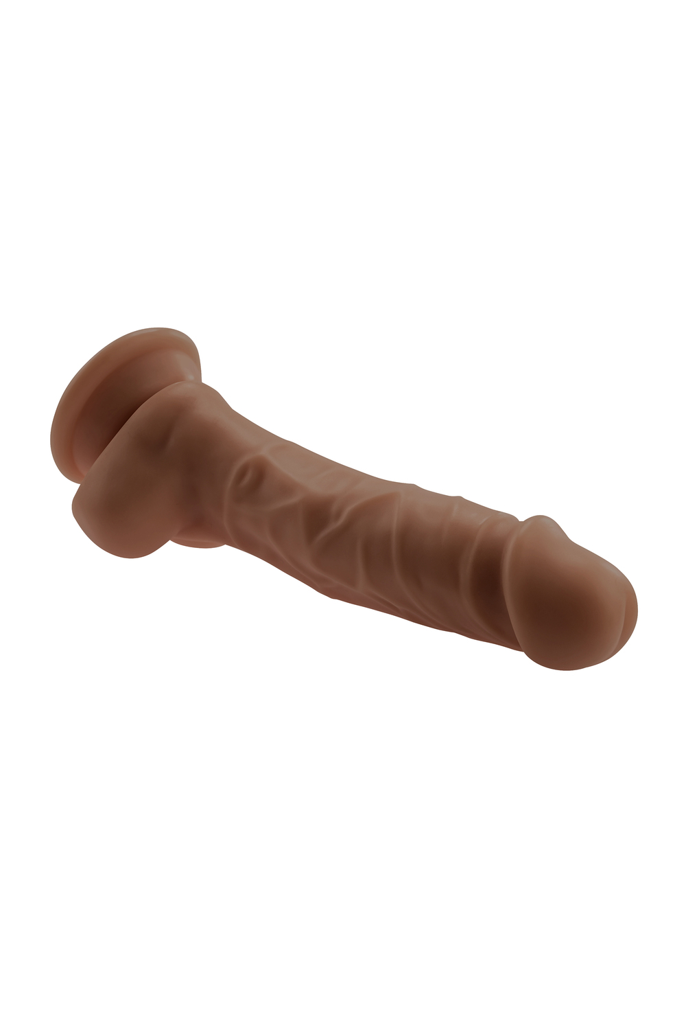 Dildo Selopa Natural Feel cu Ventuza, TPE Dubla Densitate, Maro, 19 cm, #5, Erotic24.ro