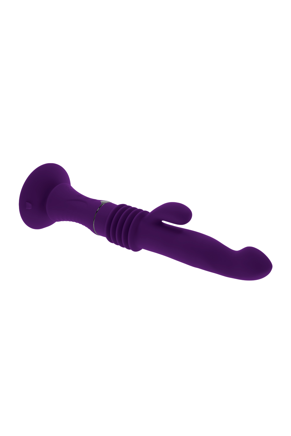 Vibrator Playboy Rabbit Thrusting Hoppy Ending, Silicone, USB, Mov, 28.3 cm, #2, Erotic24.ro