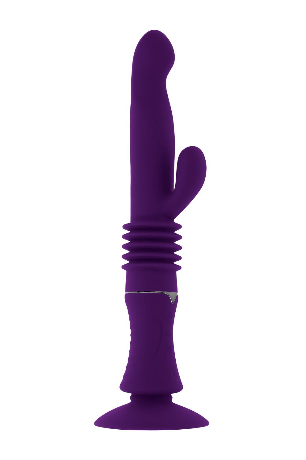 Vibrator Playboy Rabbit Thrusting Hoppy Ending, Silicone, USB, Mov, 28.3 cm