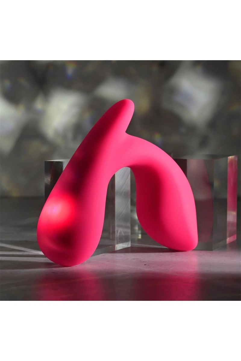 Vibrator All About The Bass Remote Control, 12 Moduri Vibratii, Silicon, USB, Roz, 9.3 cm, #9, Erotic24.ro