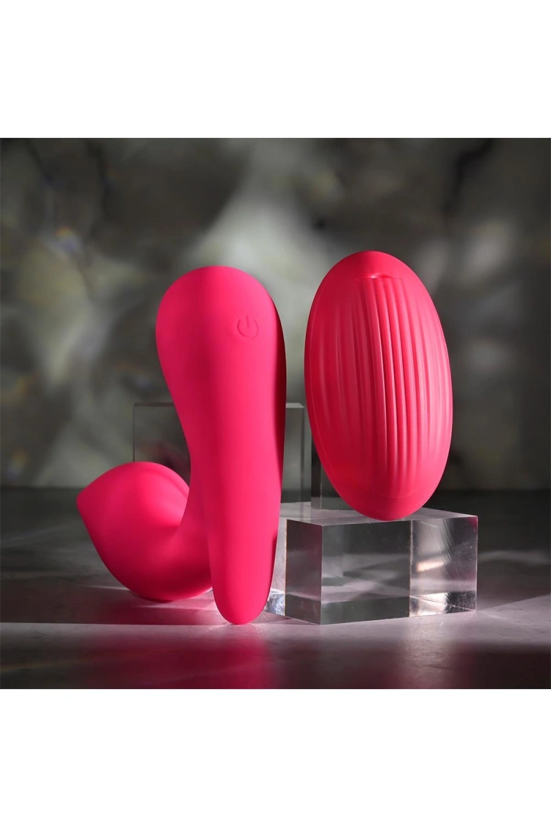 Vibrator All About The Bass Remote Control, 12 Moduri Vibratii, Silicon, USB, Roz, 9.3 cm, #7, Erotic24.ro