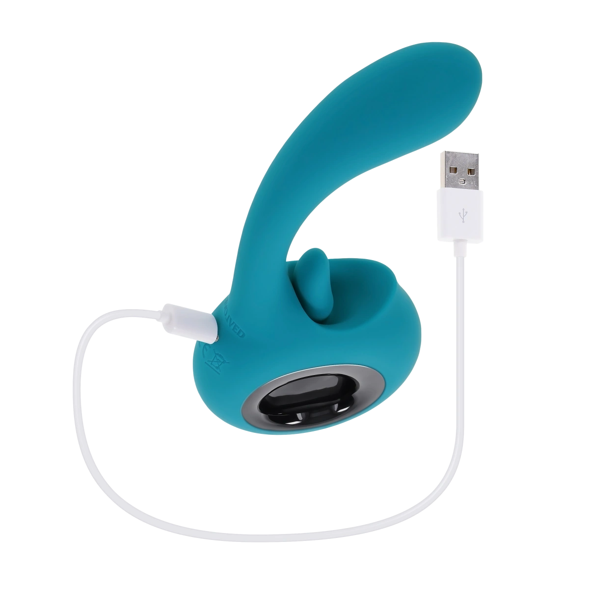 Vibrator How Many Licks, 9 Modes Licking&Vibrating, Silicon, USB, Albastru, 17.8 cm, Nr. 4, Erotic24.ro