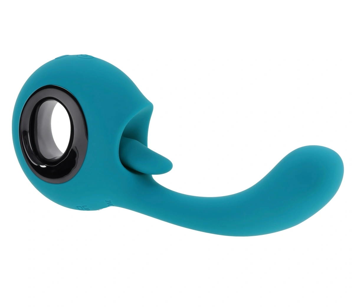 Vibrator How Many Licks, 9 Modes Licking&Vibrating, Silicon, USB, Albastru, 17.8 cm, Nr. 3, Erotic24.ro