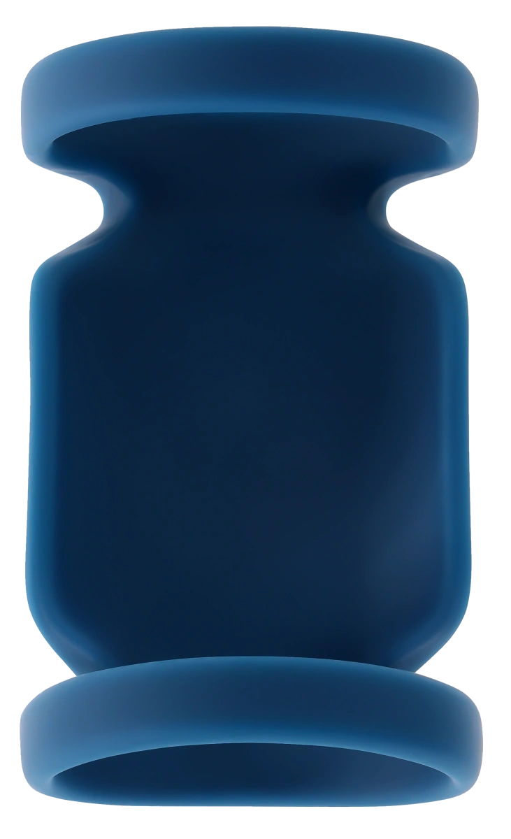 Vibrator Penis Playboy Jet Pack, 9 Moduri Vibratii, Silicon, USB Magnetic, Albastru Inchis, #6, Erotic24.ro