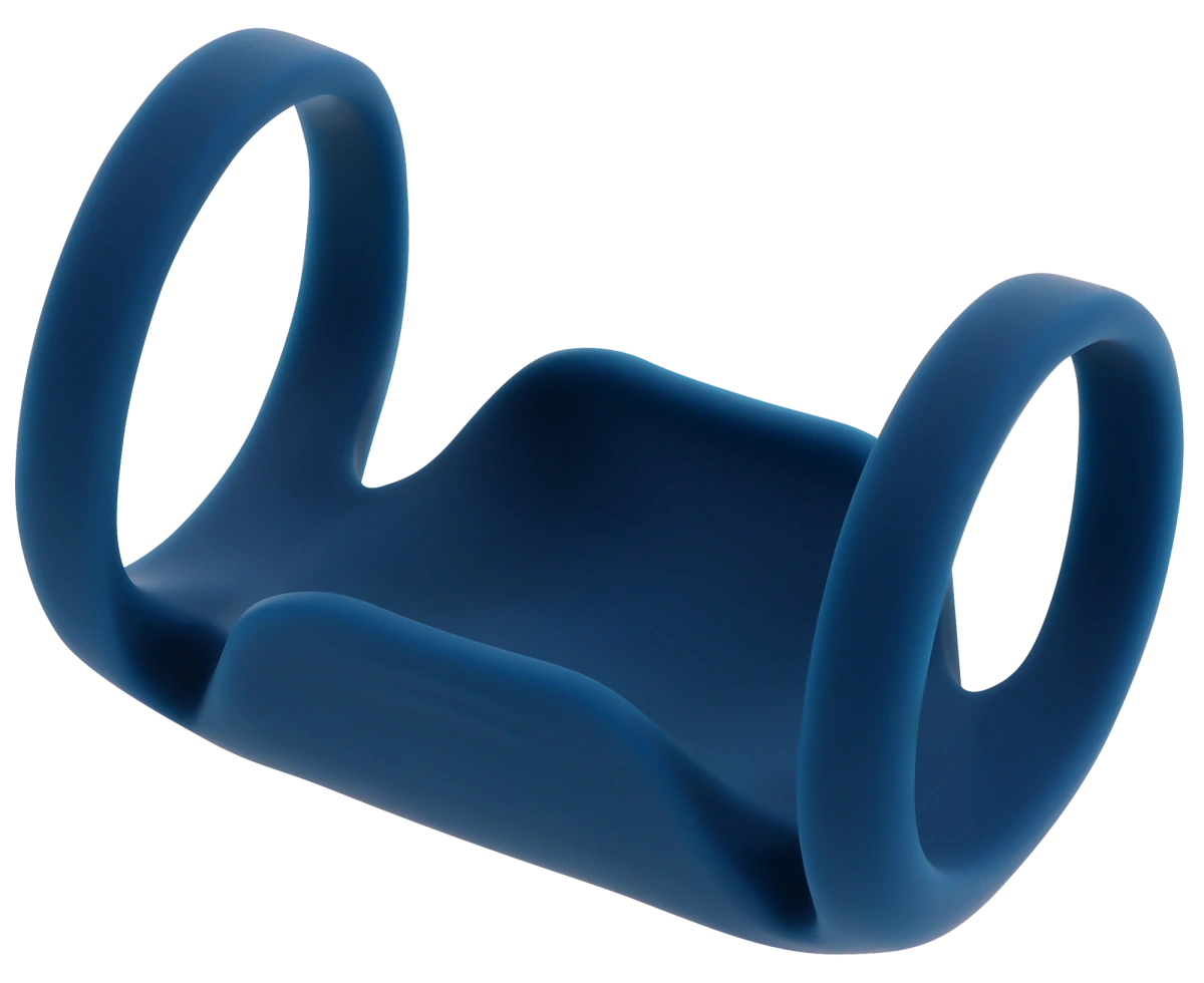 Vibrator Penis Playboy Jet Pack, 9 Moduri Vibratii, Silicon, USB Magnetic, Albastru Inchis, #4, Erotic24.ro