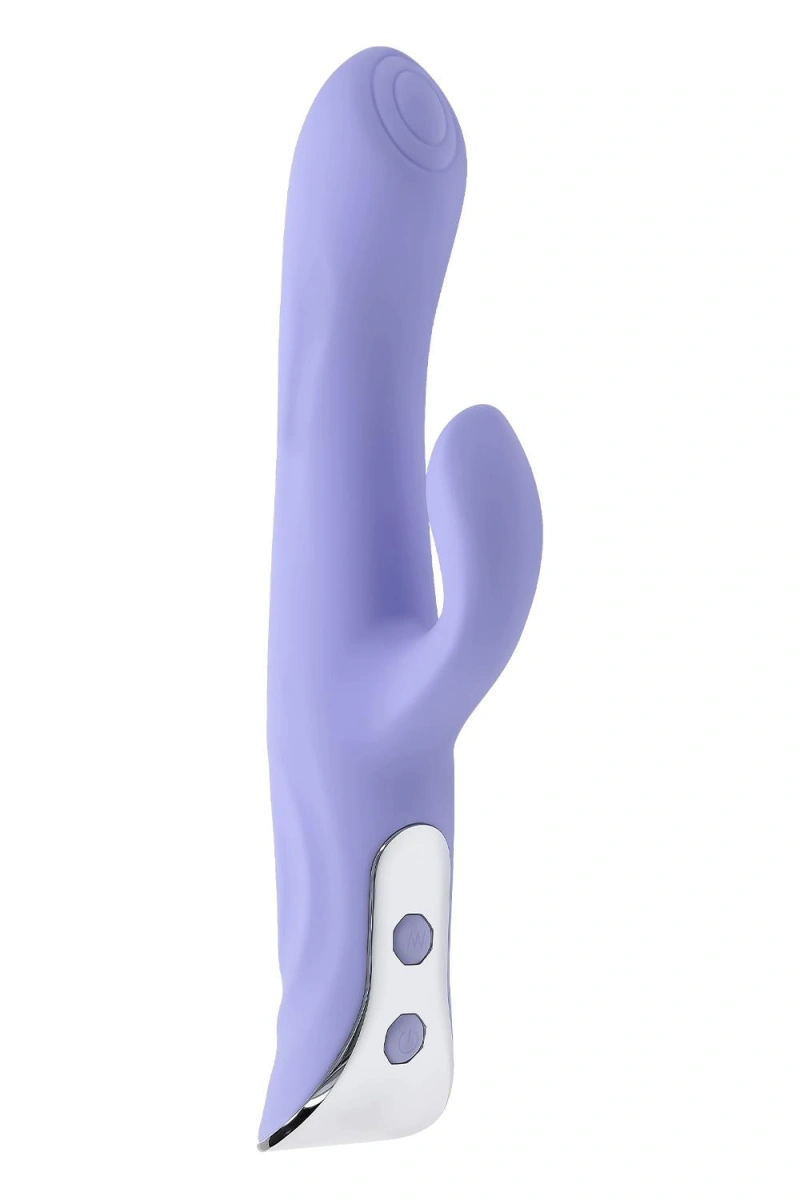 Vibrator Lavander Love, 10 Moduri Vibratii, Silicon, USB, Mov, 23.3 cm, Nr. 1, Erotic24.ro