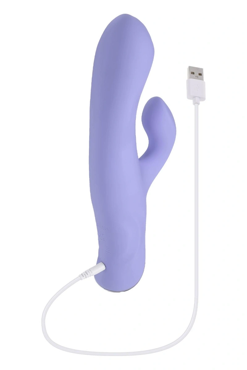 Vibrator Lavander Love, 10 Moduri Vibratii, Silicon, USB, Mov, 23.3 cm, Nr. 7, Erotic24.ro