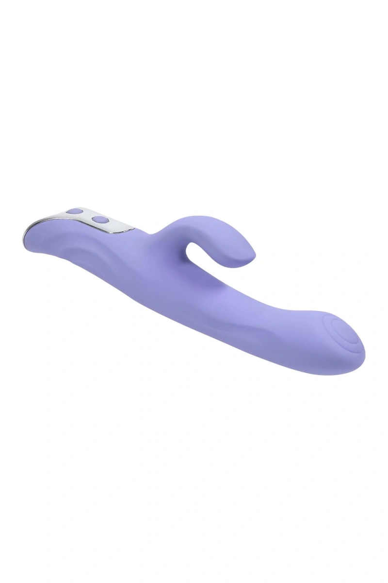 Vibrator Lavander Love, 10 Moduri Vibratii, Silicon, USB, Mov, 23.3 cm, Nr. 5, Erotic24.ro