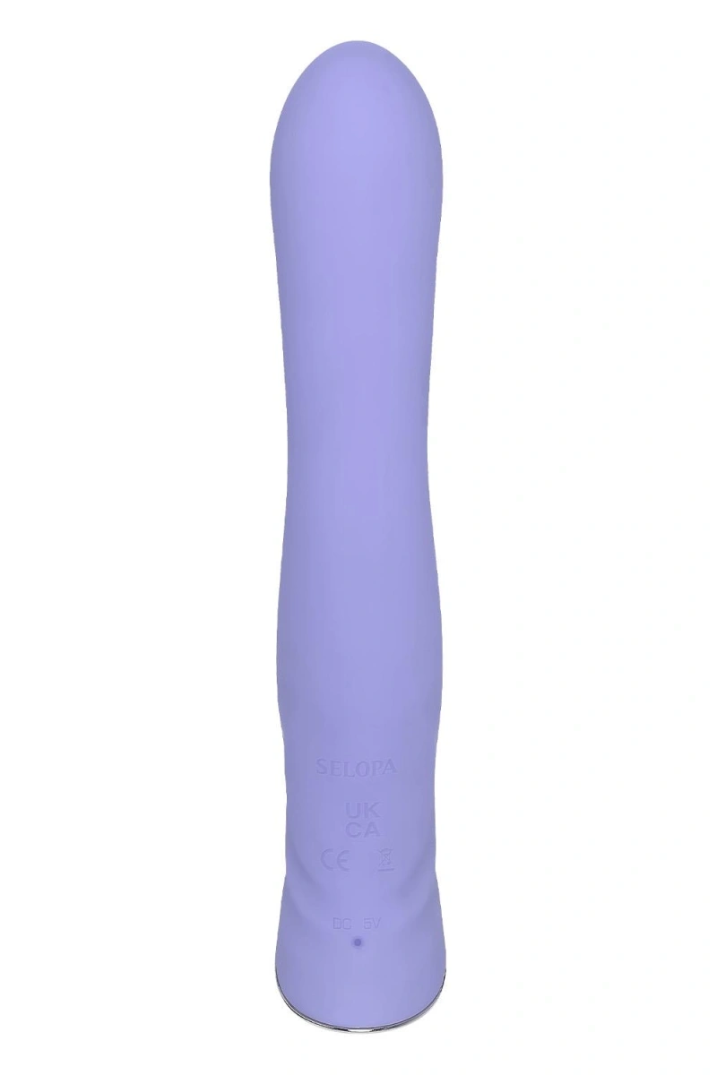 Vibrator Lavander Love, 10 Moduri Vibratii, Silicon, USB, Mov, 23.3 cm, Nr. 3, Erotic24.ro