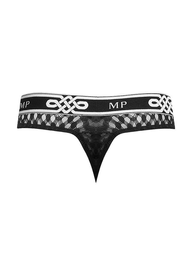 Bikini Tanga Lo Rise Thong, Negru, L/XL, #6, Erotic24.ro