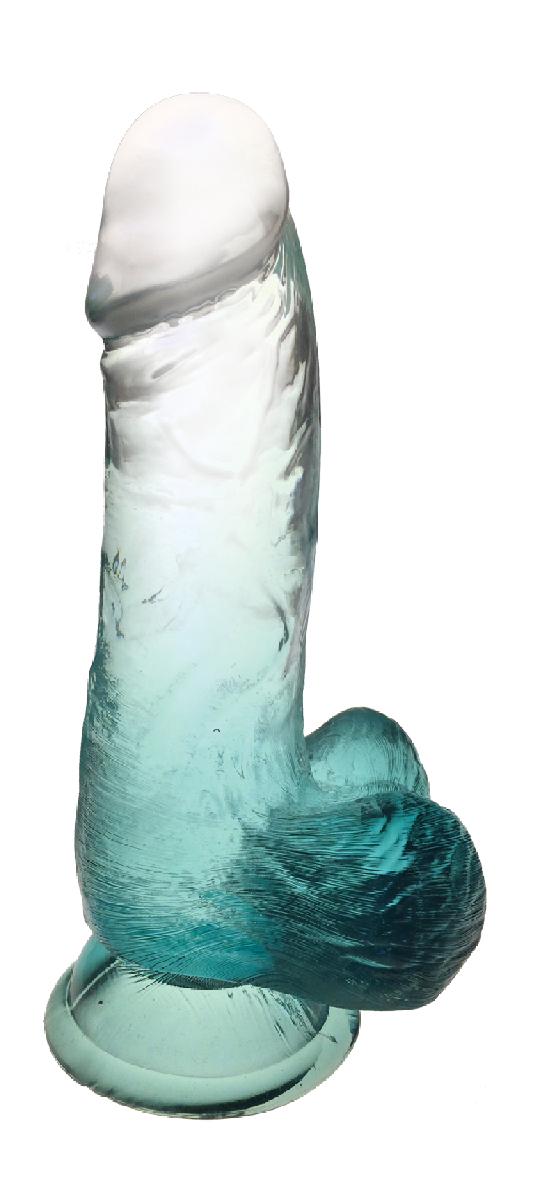 Dildo Realist Shades Jelly clear/Verde S in SexShop KUR Romania