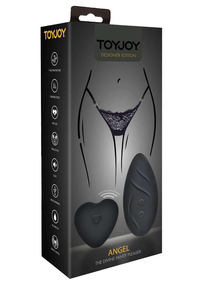 Set Angel Bikini-Vibrator-Telecomanda Wireless 12 Moduri Vibratii Silicon USB Negru, Nr. 5, Erotic24.ro