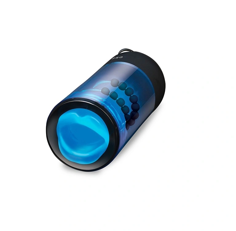 Masturbator Auto Stroking Realistic BLOWPRO cu Telecomanda, 3 Inele Penis Incluse, #2, Erotic24.ro