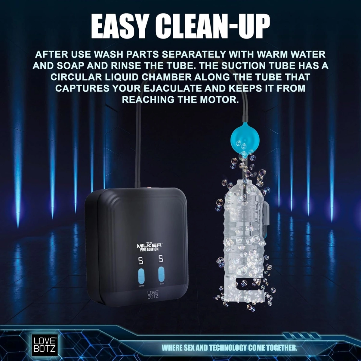 Masturbator Automatic The Milker Pro Edition, Suctiune, Vibratii, Strangere, Nr. 4, Erotic24.ro