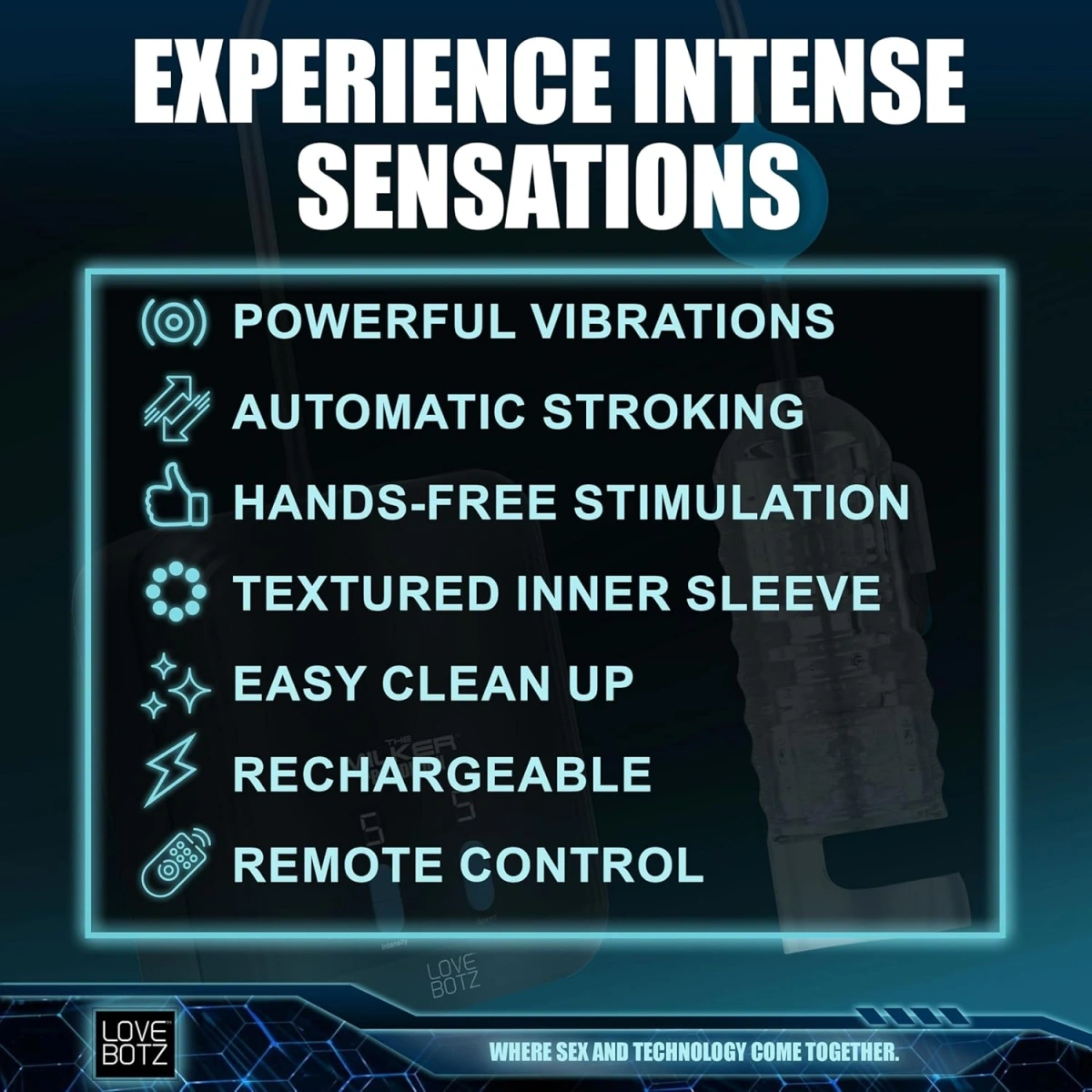 Masturbator Automatic The Milker Pro Edition, Suctiune, Vibratii, Strangere, Nr. 3, Erotic24.ro
