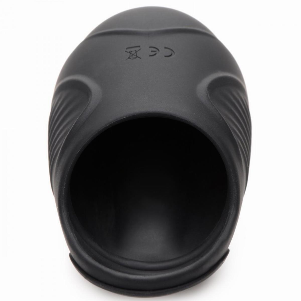 Stimulator Testicule Trinity Vibes, 7 Moduri Stimulatoare, IPX7, Silicon, USB, Negru, #2, Erotic24.ro