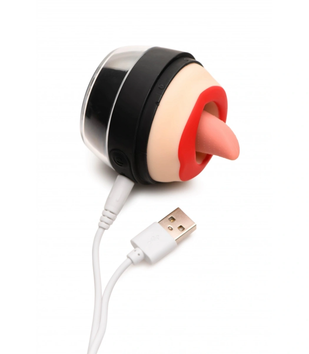 Stimulator Lady Licker, 10 Moduri, USB, Silicon, Carcasa ABS, USB, 8 cm, Nr. 10, Erotic24.ro