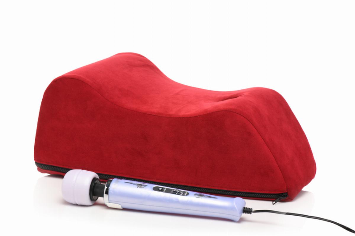 Perna pentru Jucariile Sexuale Deluxe Wand Saddle, Rosu, #4, Erotic24.ro