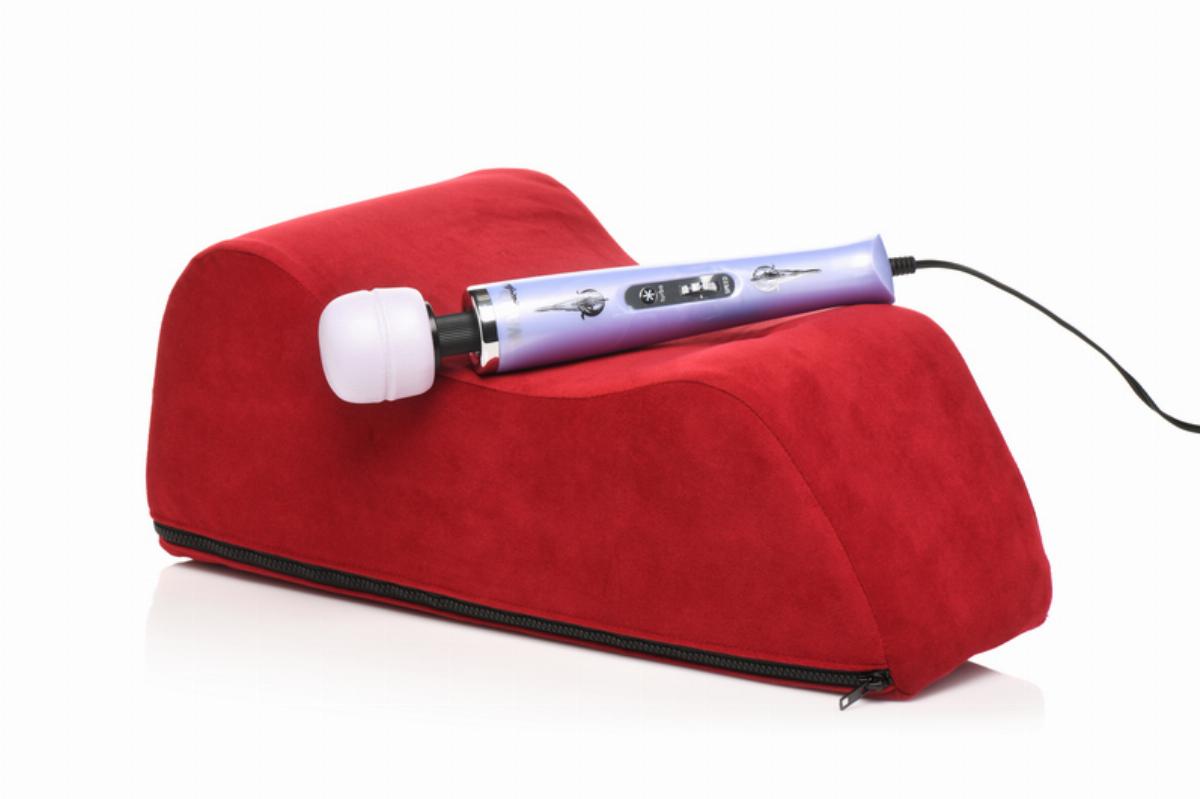 Perna pentru Jucariile Sexuale Deluxe Wand Saddle, Rosu, #3, Erotic24.ro