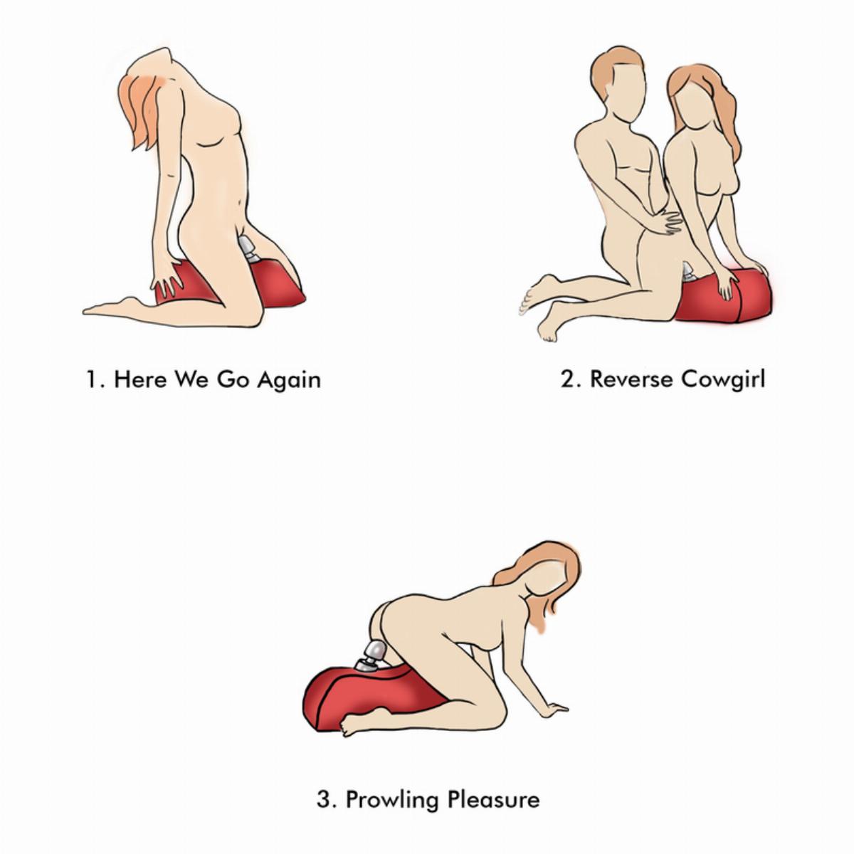 Perna pentru Jucariile Sexuale Deluxe Wand Saddle, Rosu, #10, Erotic24.ro