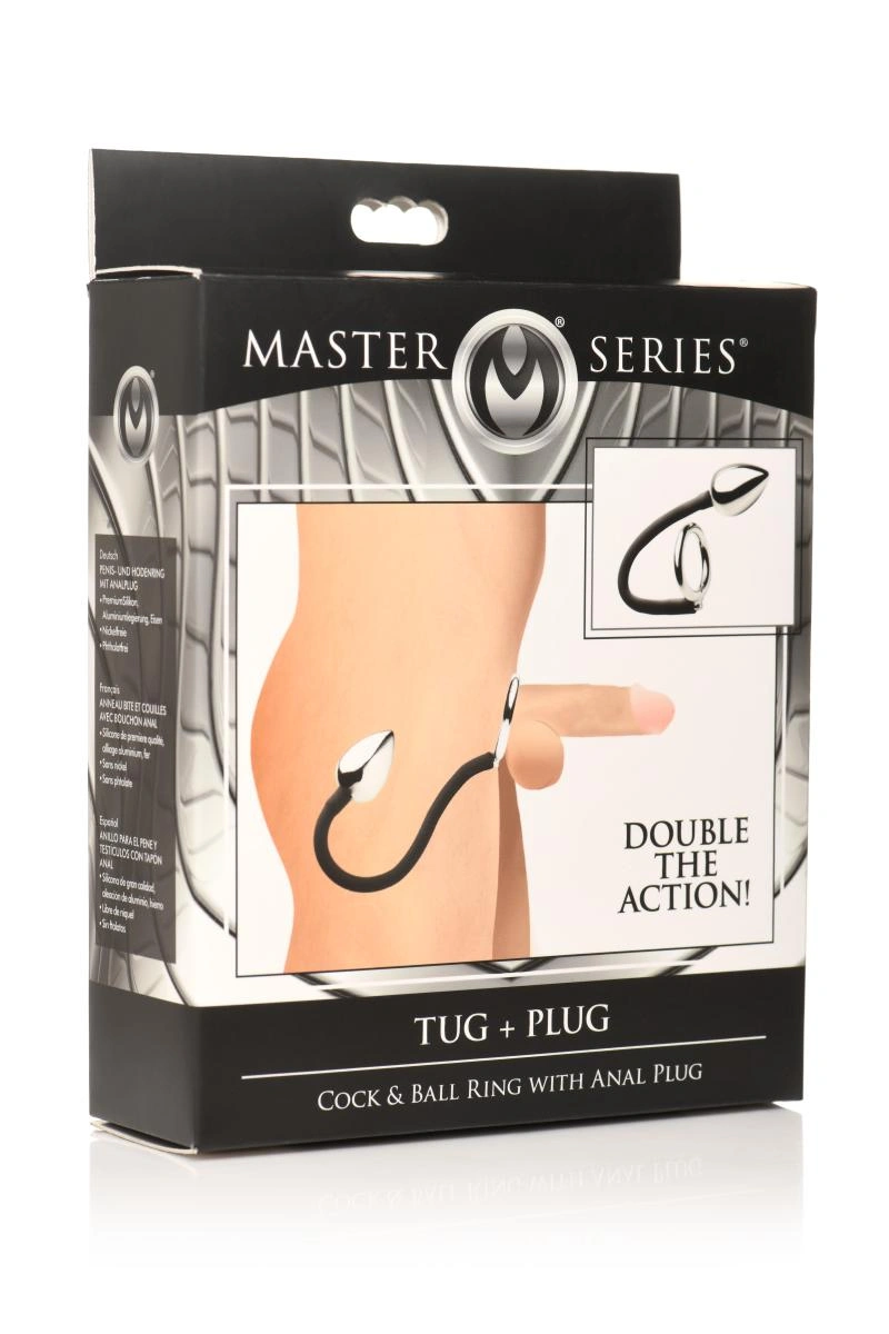 Inel de Penis&Dop Anal Tug+Plug XR Brands