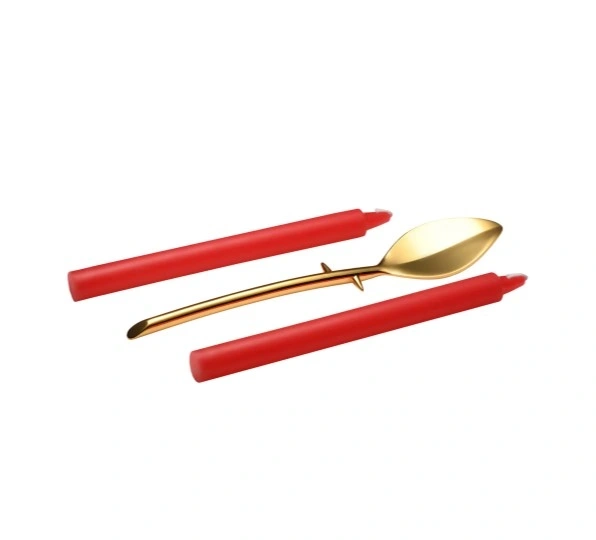 Set Drip Sensation Lingura si 2 Lumanari, Nr. 2, Erotic24.ro