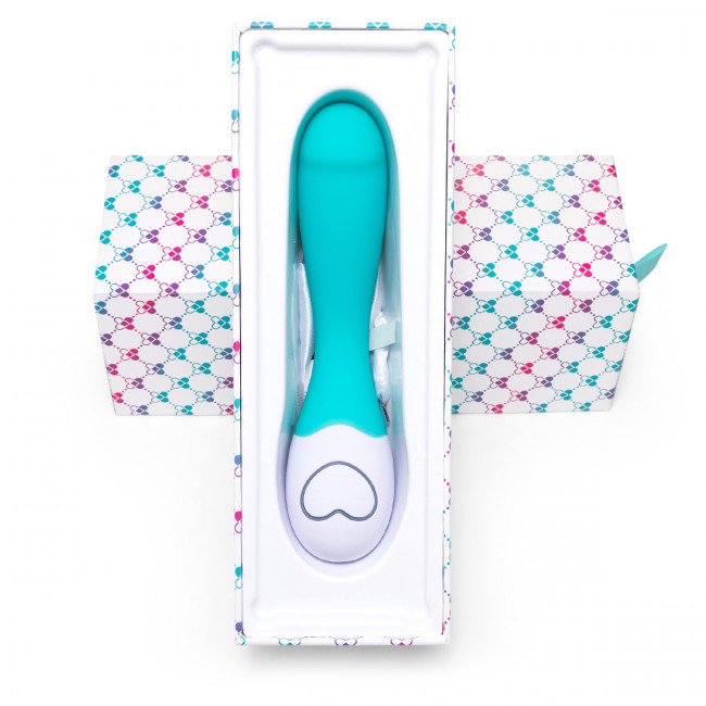 Vibrator Cuddle G-Spot Vibe Turquoise 7 Moduri Vibratii Silicon USB, #3, Erotic24.ro